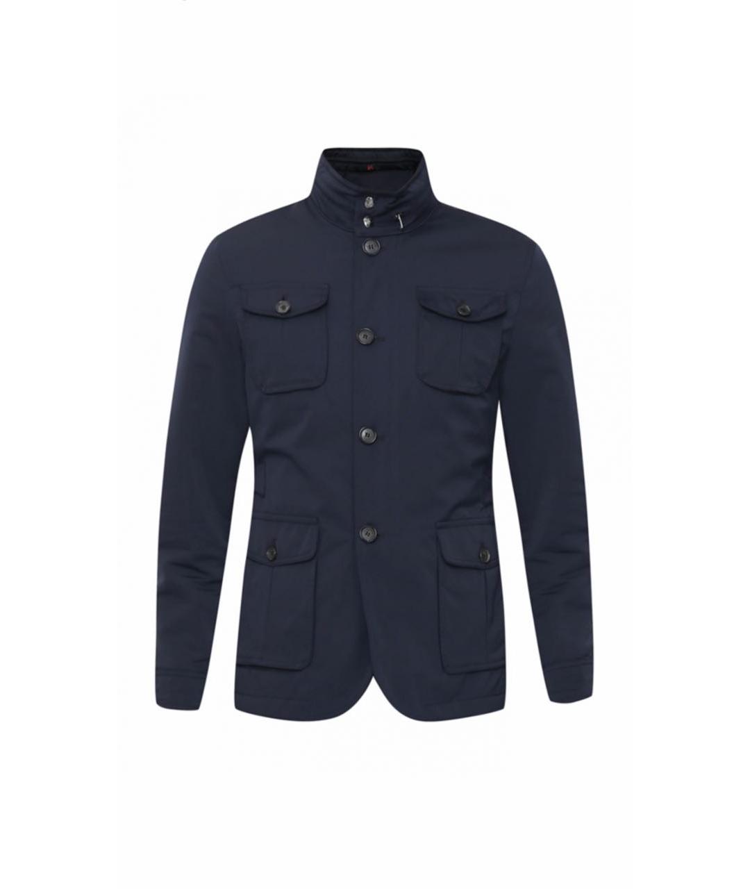 ISAIA Синяя полиэстеровая куртка, фото 1