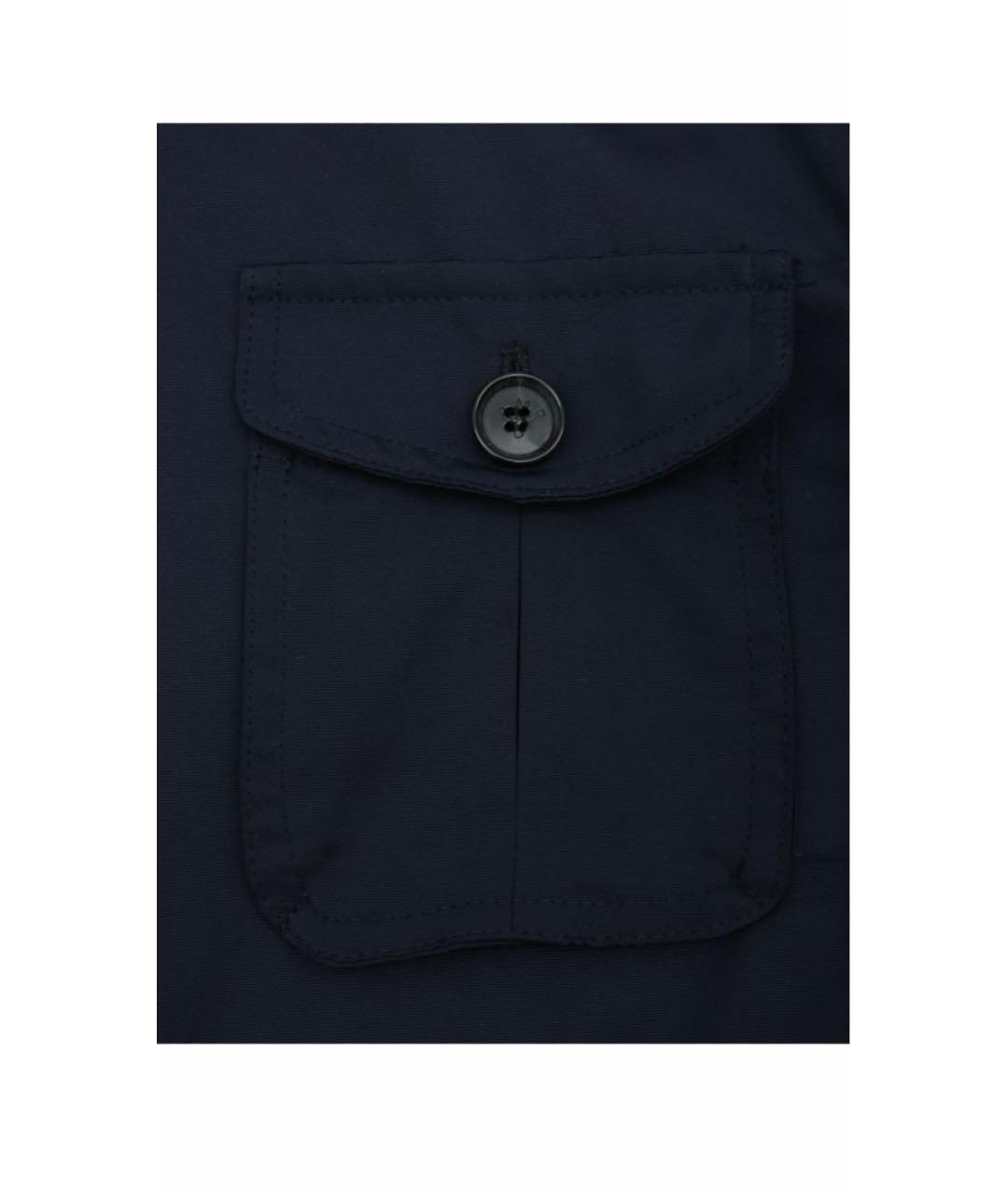 ISAIA Синяя полиэстеровая куртка, фото 5