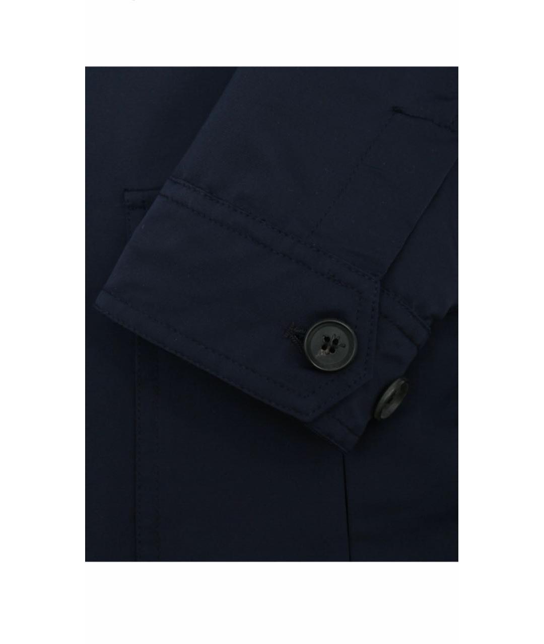 ISAIA Синяя полиэстеровая куртка, фото 6