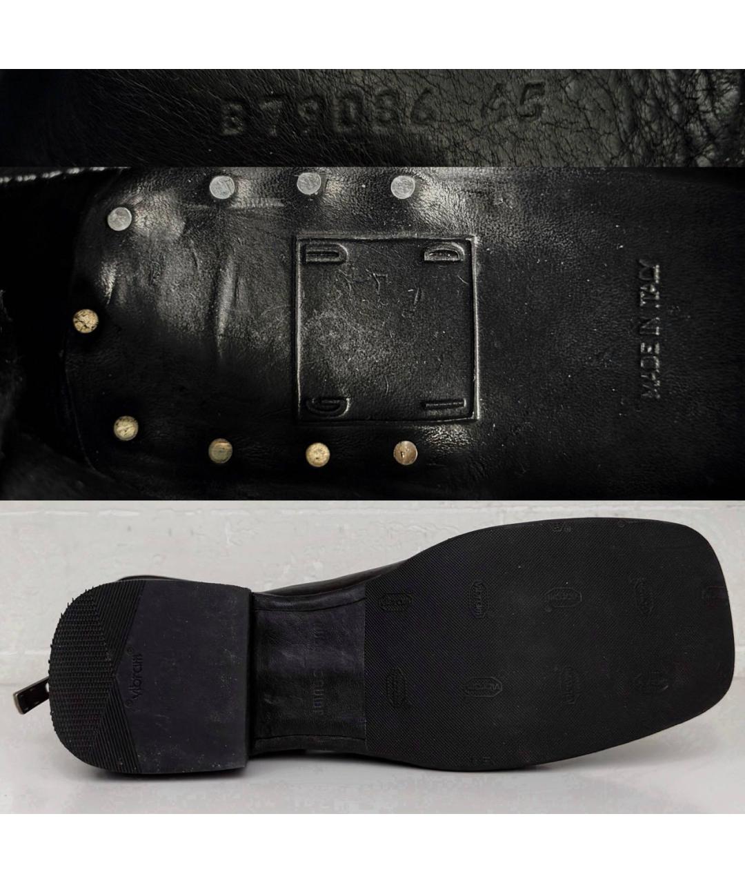 GUIDI Черные кожаные высокие ботинки, фото 6