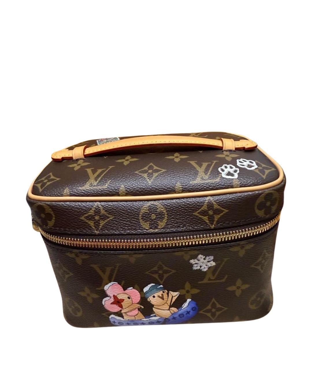 LOUIS VUITTON Коричневая косметичка, фото 1