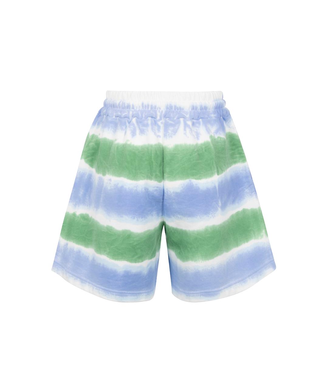 MSGM Голубые хлопковые шорты, фото 2