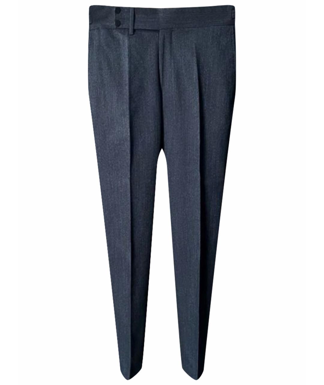 ISAIA Синие деним повседневные брюки, фото 1