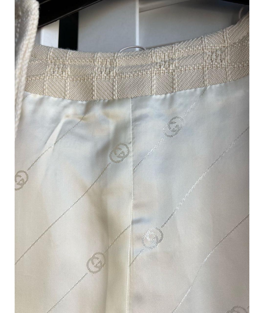 GUCCI Бежевое хлопковое пальто, фото 6