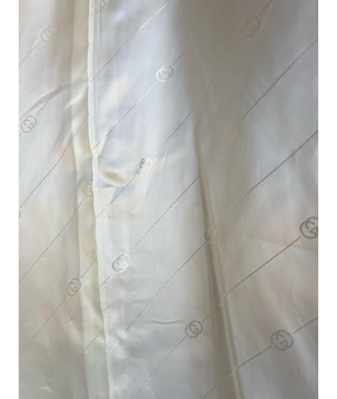 GUCCI Бежевое хлопковое пальто, фото 5