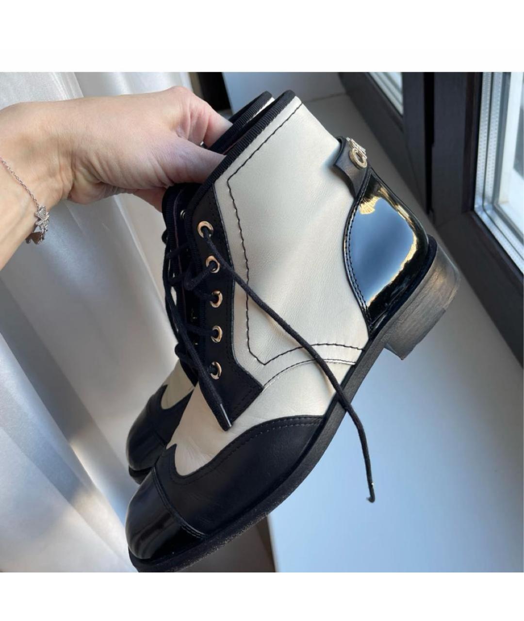CHANEL Мульти кожаные ботинки, фото 8