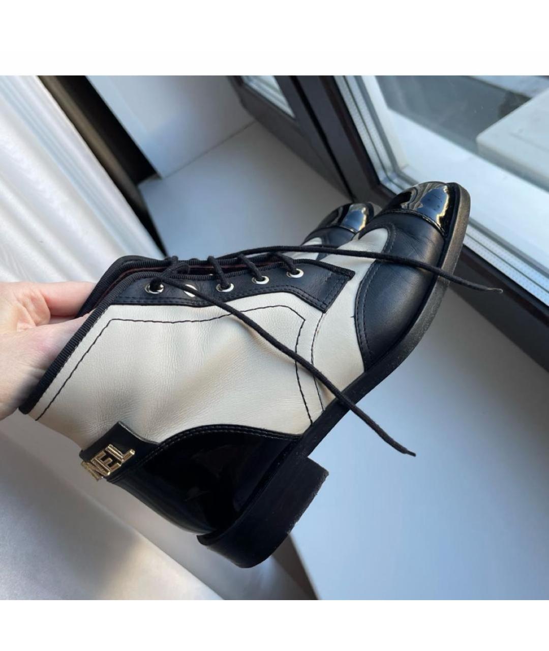 CHANEL Мульти кожаные ботинки, фото 7