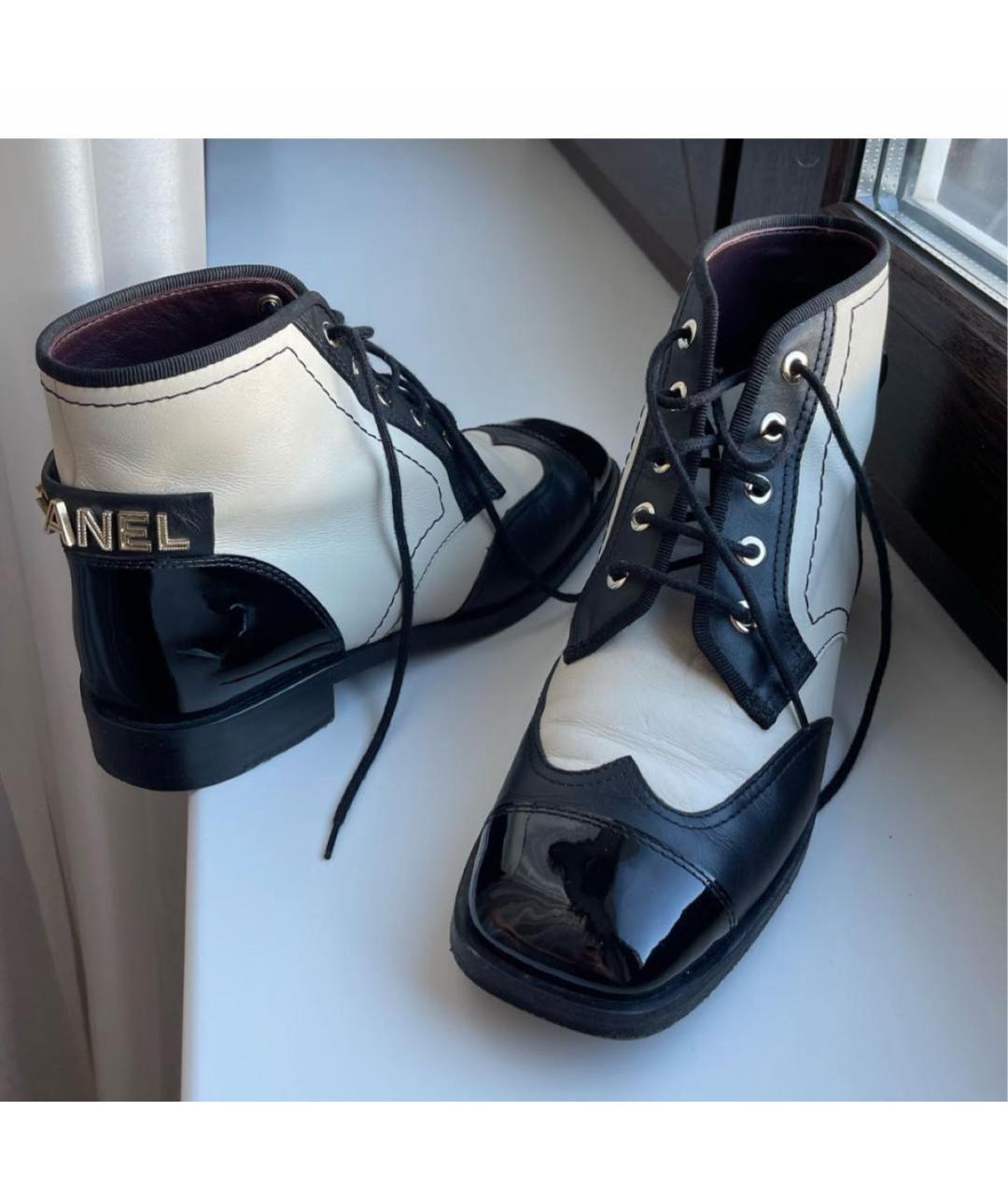 CHANEL Мульти кожаные ботинки, фото 3
