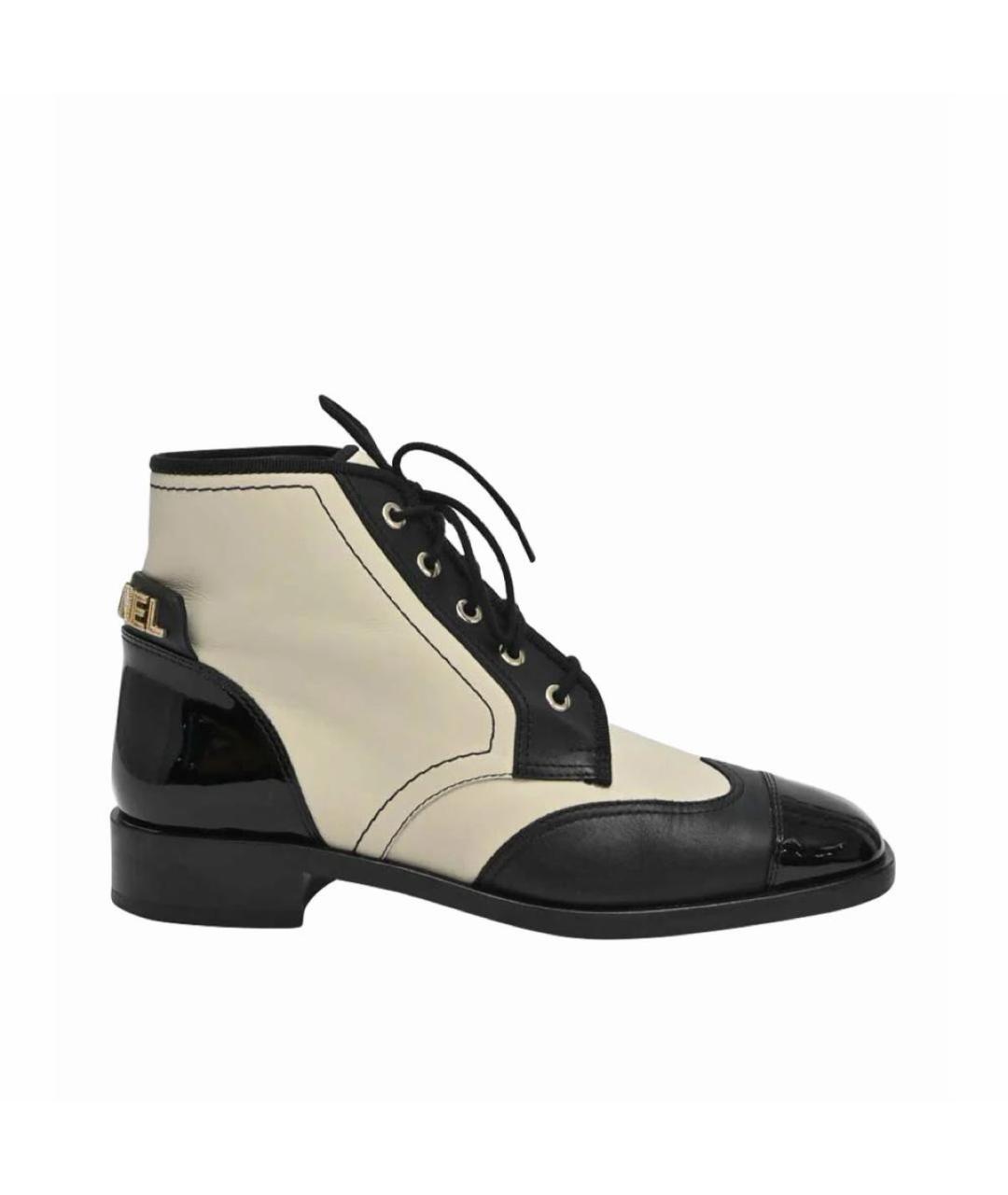 CHANEL Мульти кожаные ботинки, фото 9