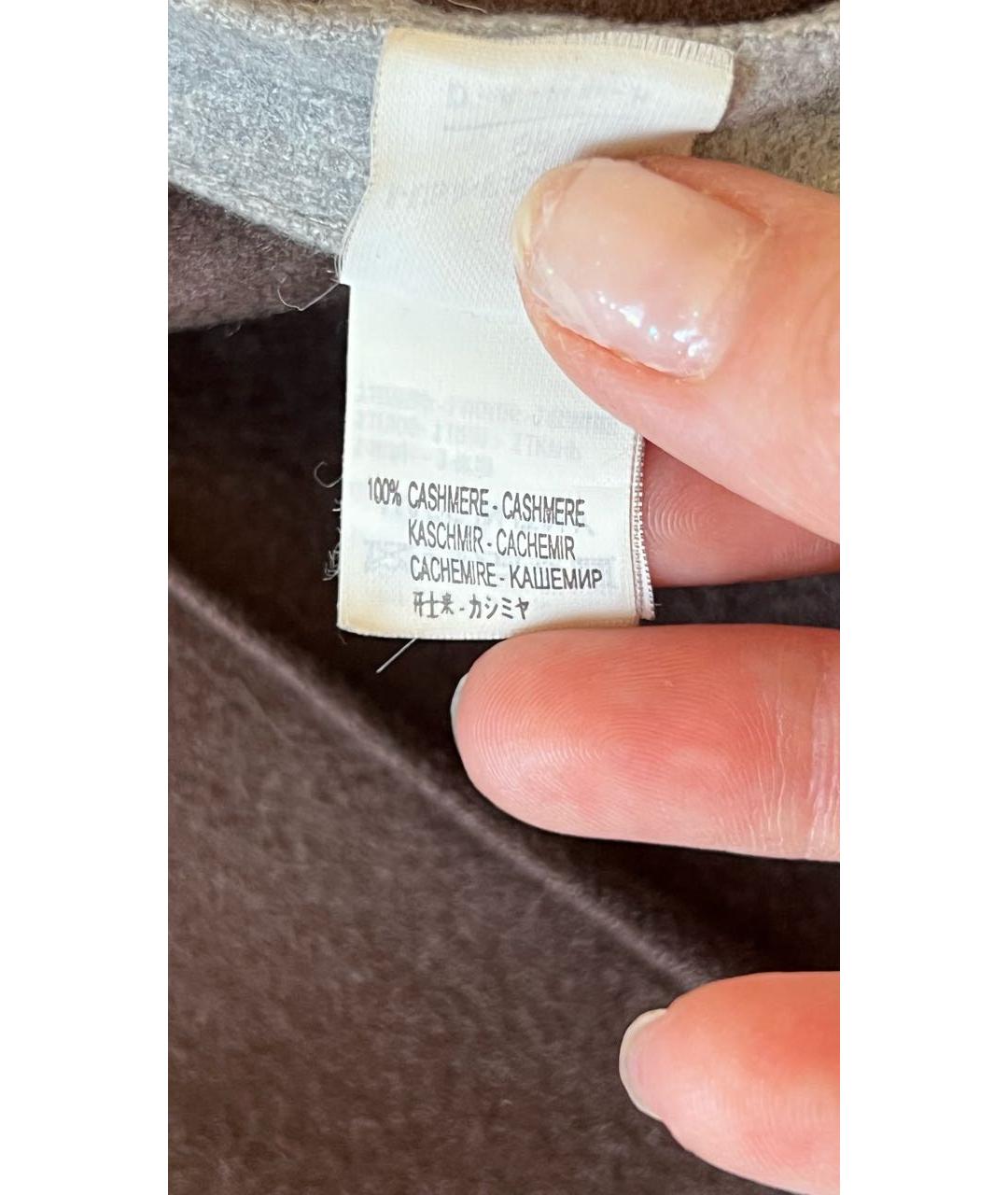 BRUNELLO CUCINELLI Серое кашемировое пальто, фото 7