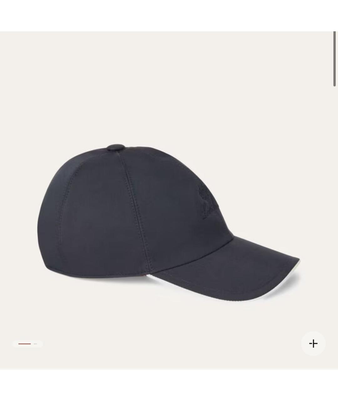LORO PIANA Черная кепка/бейсболка, фото 6