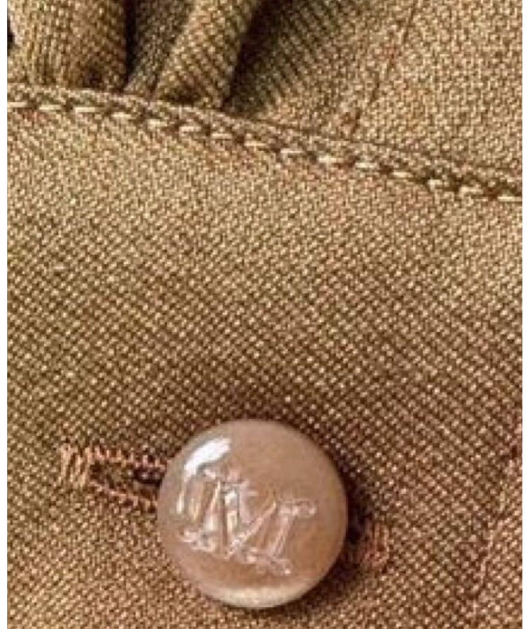 MAX MARA Коричневое шерстяное повседневное платье, фото 5