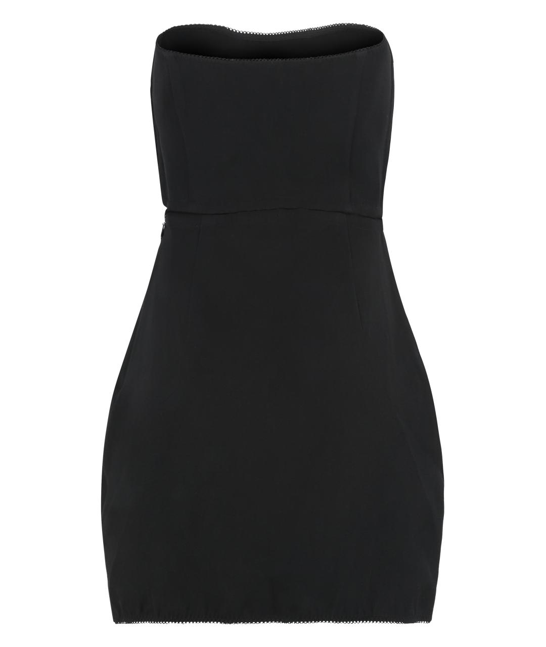 ANNA OCTOBER Черное полиэстеровое повседневное платье, фото 2