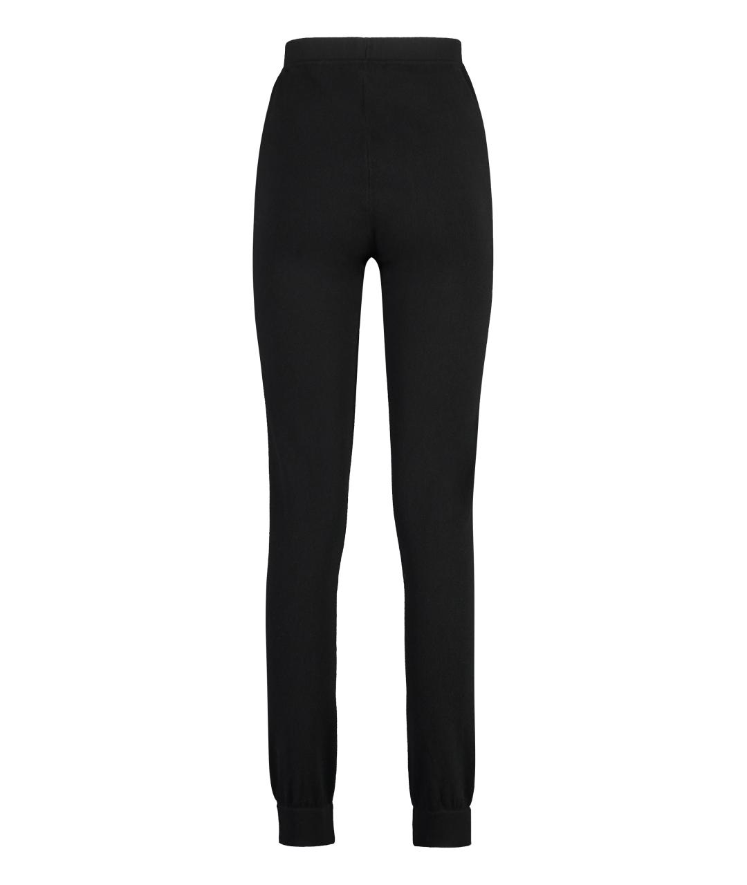 SAINT LAURENT Черные кашемировые спортивные брюки и шорты, фото 2