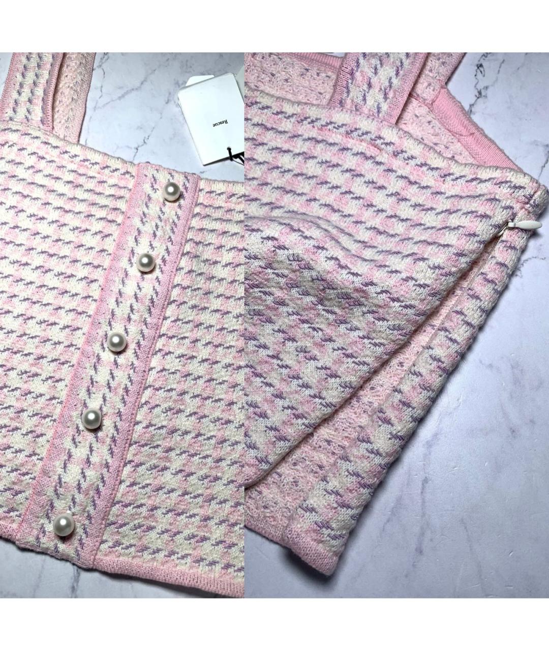 SANDRO Розовая хлопковая майка, фото 5