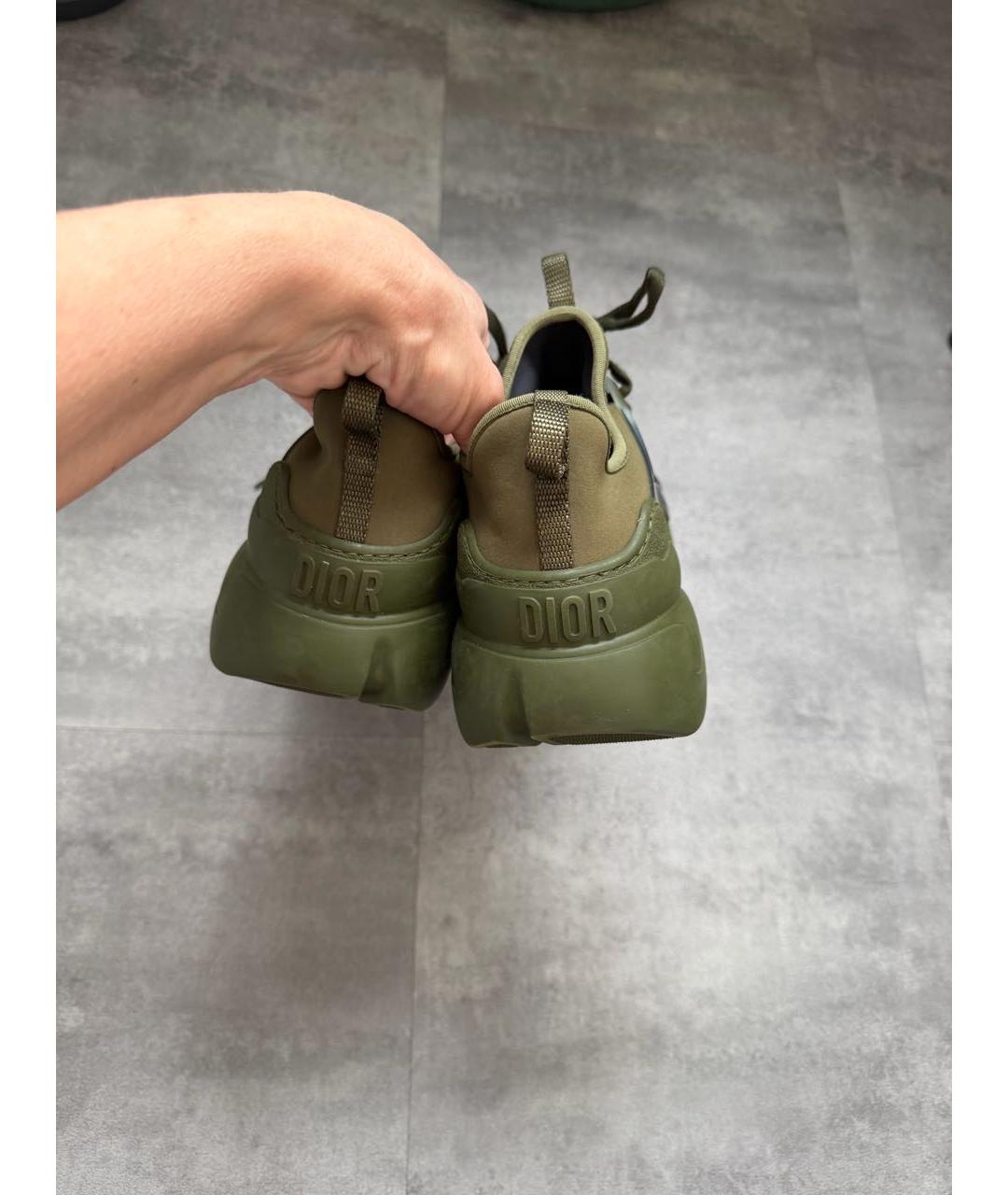 CHRISTIAN DIOR Зеленые резиновые кроссовки, фото 2