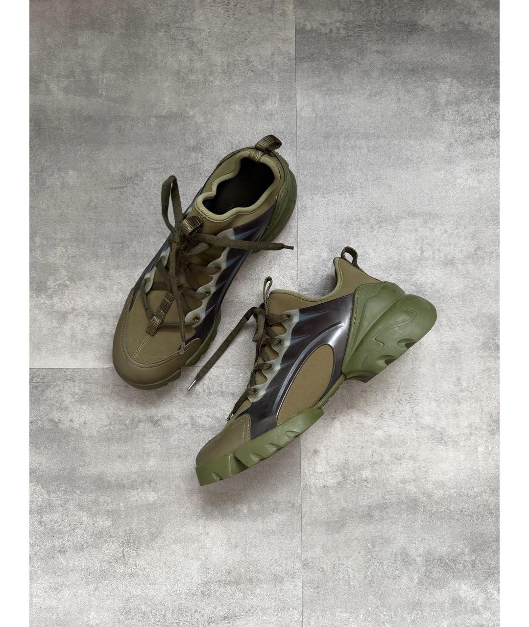 CHRISTIAN DIOR Зеленые резиновые кроссовки, фото 9