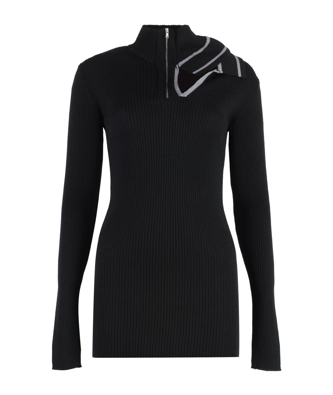 Y/PROJECT Черное шерстяное платье, фото 3