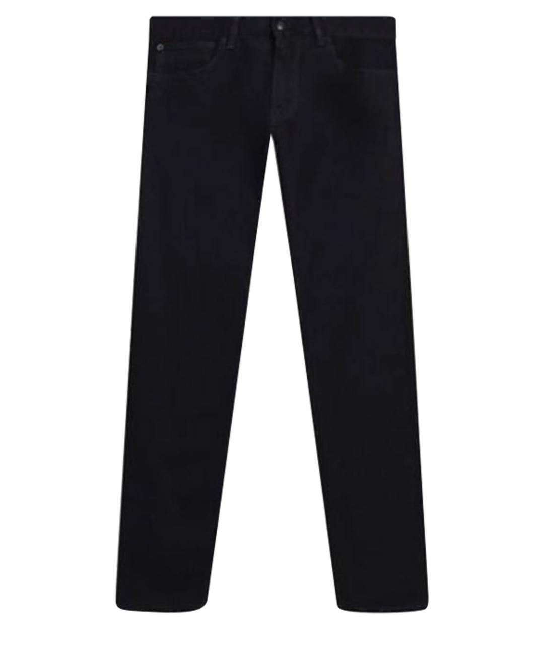 RALPH LAUREN Темно-синие хлопковые прямые джинсы, фото 1