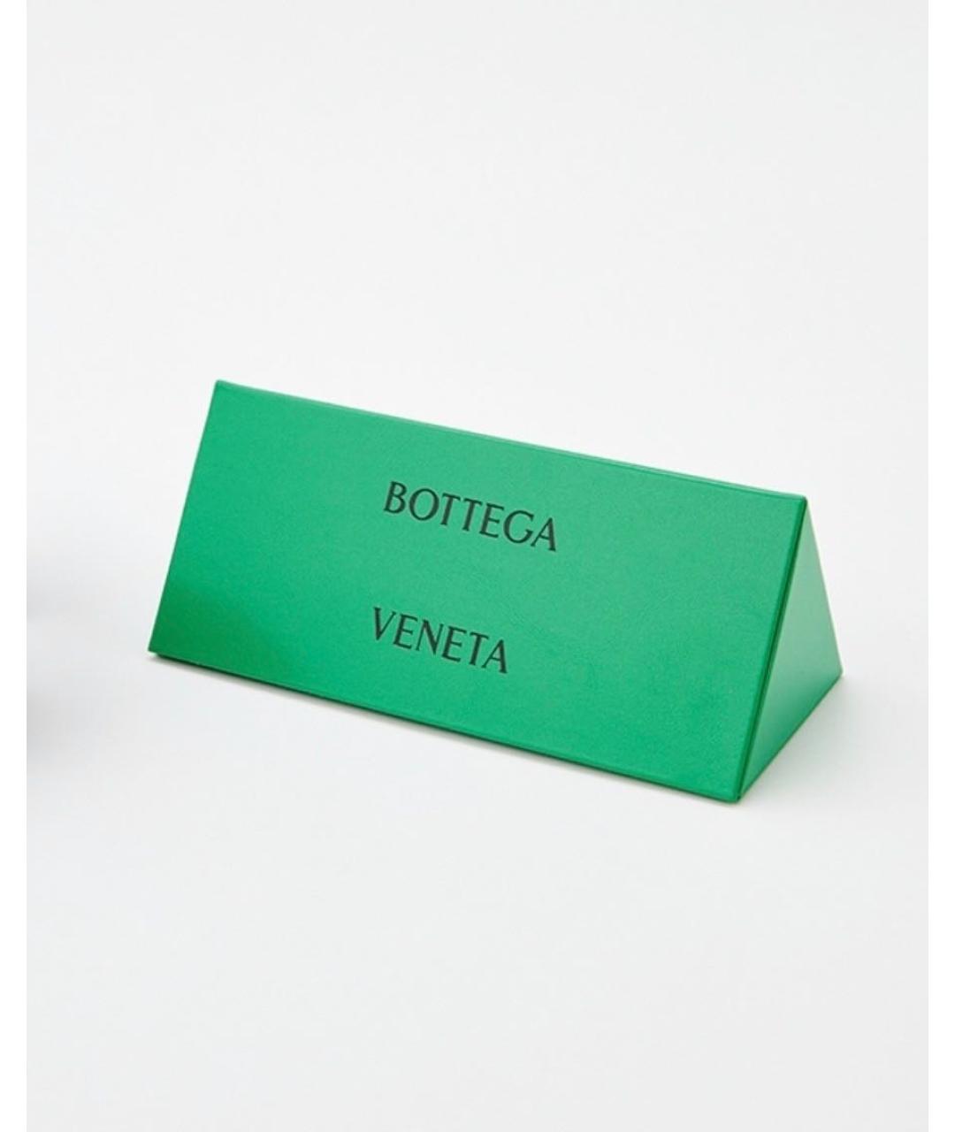 BOTTEGA VENETA Черные пластиковые солнцезащитные очки, фото 4