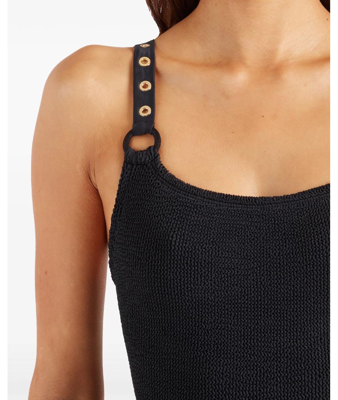 HUNZA G Черный купальник, фото 4