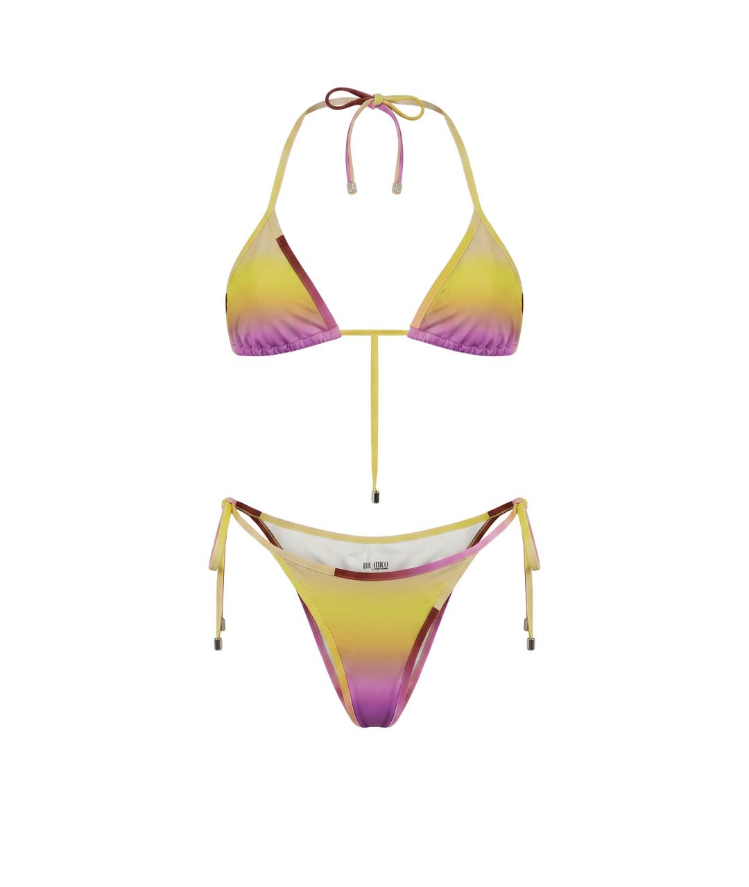 THE ATTICO Мульти полиамидовый купальник, фото 1