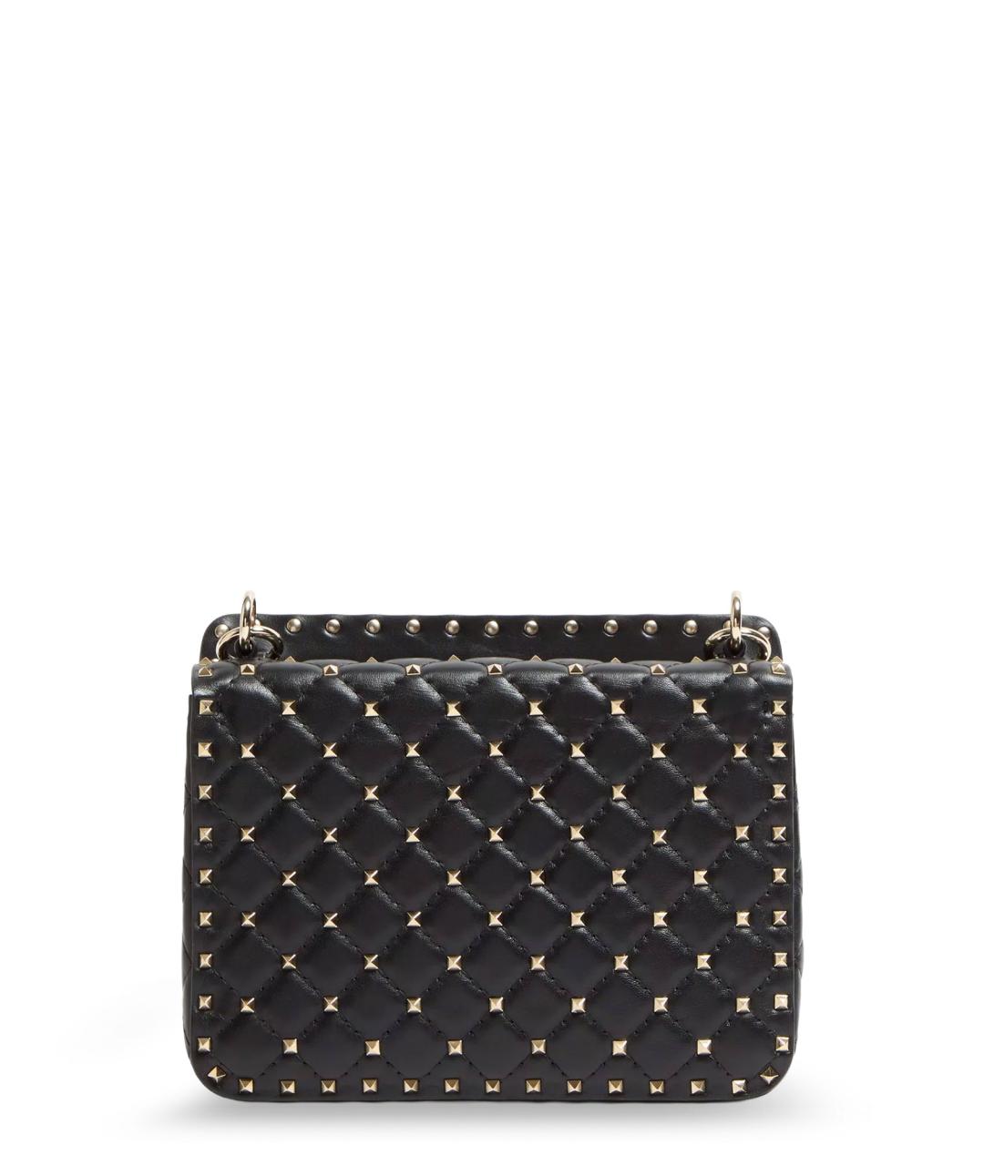 VALENTINO Черная кожаная сумка через плечо, фото 2