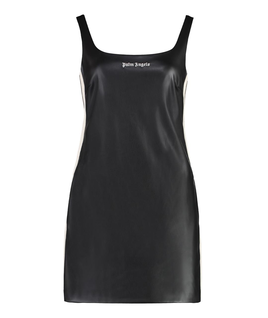 PALM ANGELS Черное полиэстеровое повседневное платье, фото 1