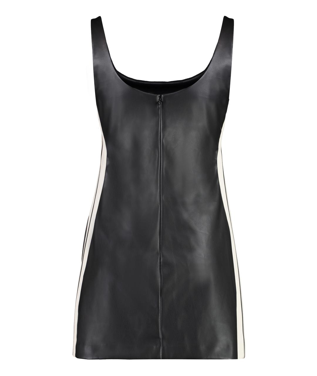 PALM ANGELS Черное полиэстеровое повседневное платье, фото 2