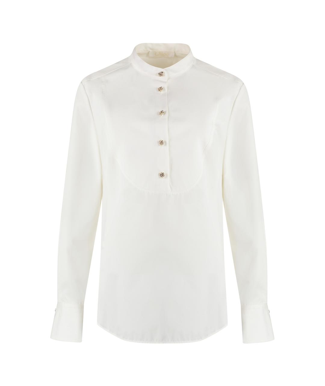 CHLOE Белая хлопковая рубашка, фото 1