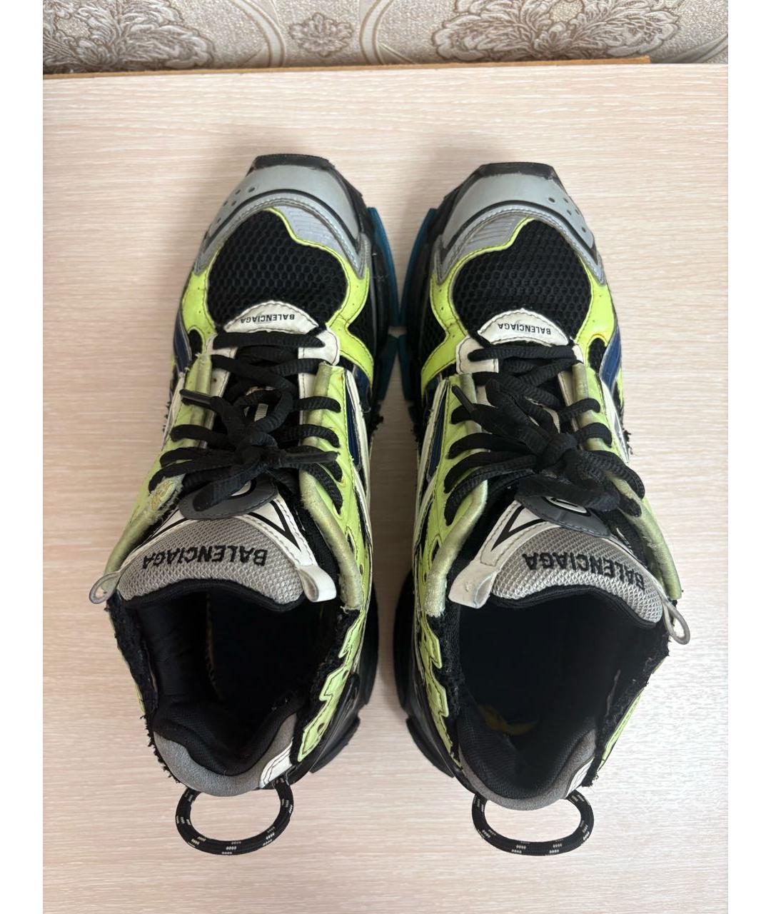 BALENCIAGA Зеленые низкие кроссовки / кеды, фото 4