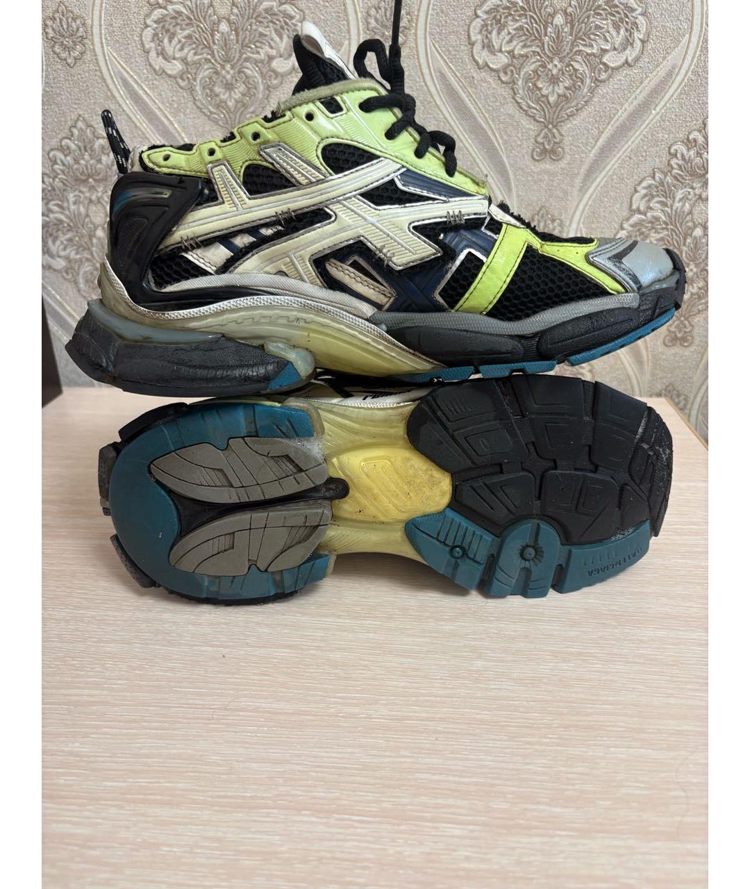BALENCIAGA Зеленые низкие кроссовки / кеды, фото 7