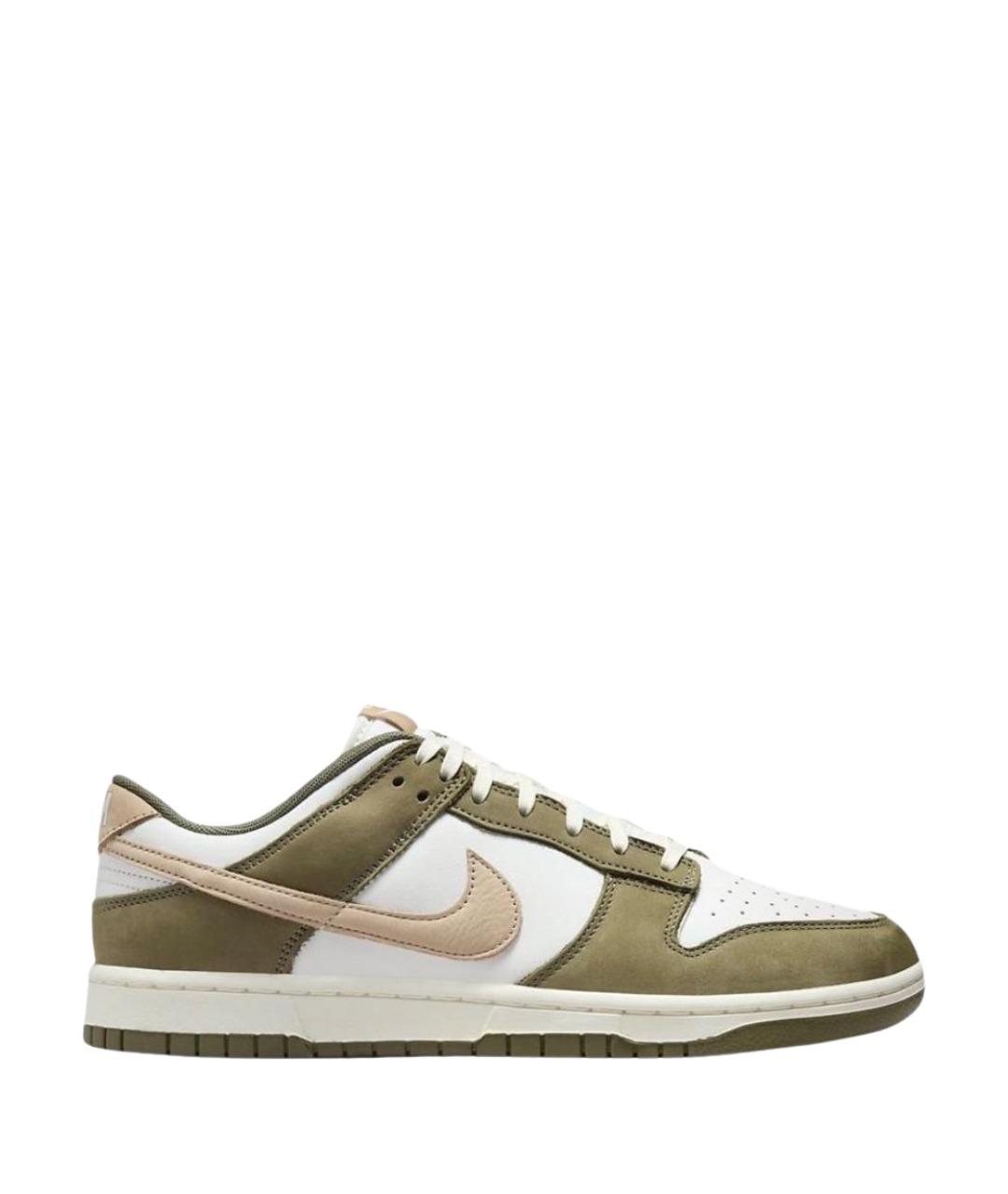 NIKE Хаки замшевые кроссовки, фото 1