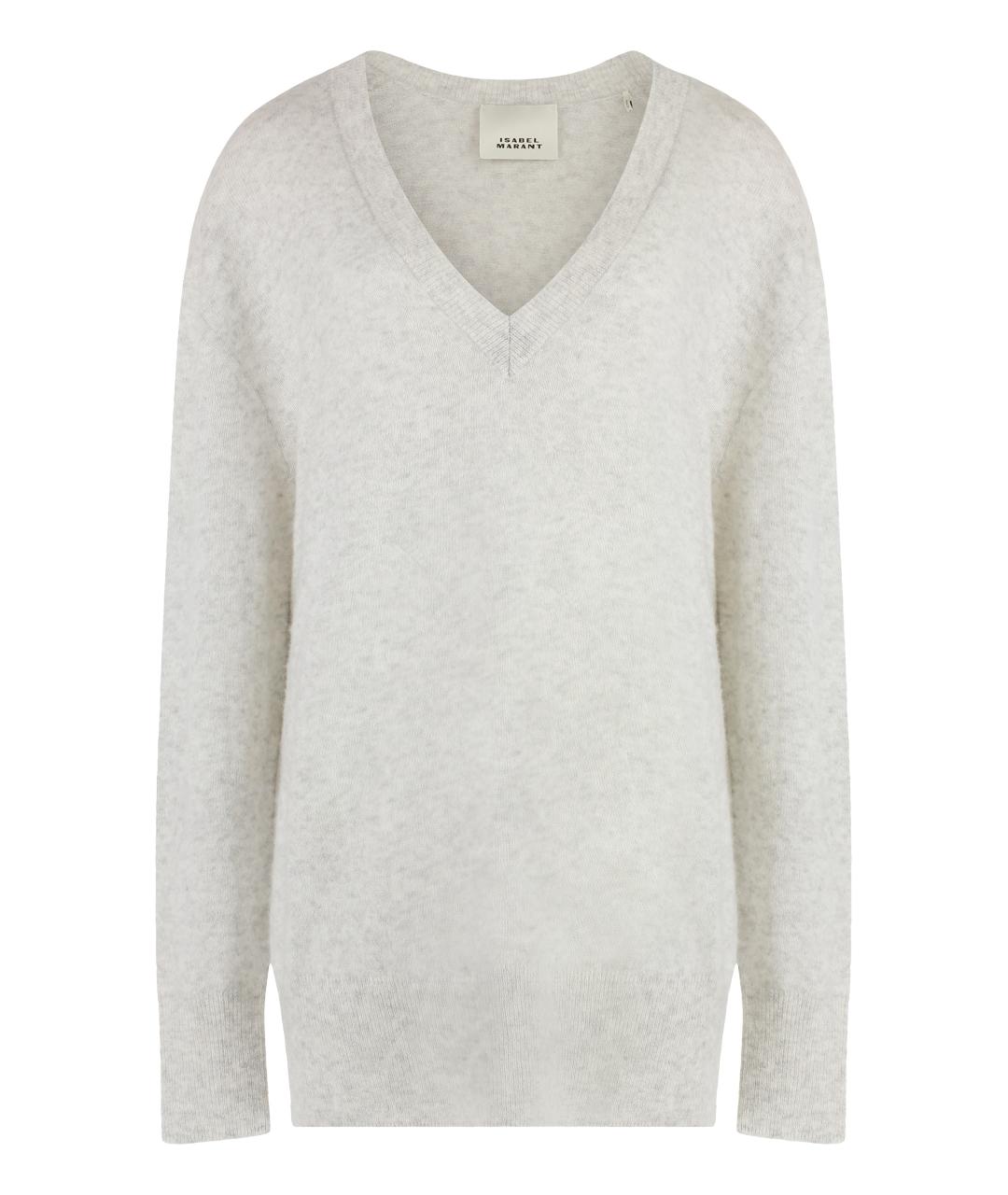 ISABEL MARANT Серый шелковый джемпер / свитер, фото 1