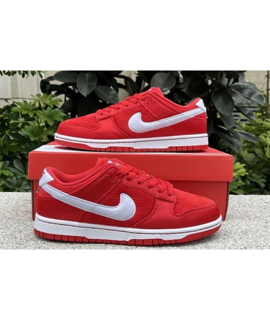 NIKE Красные текстильные кроссовки, фото 2