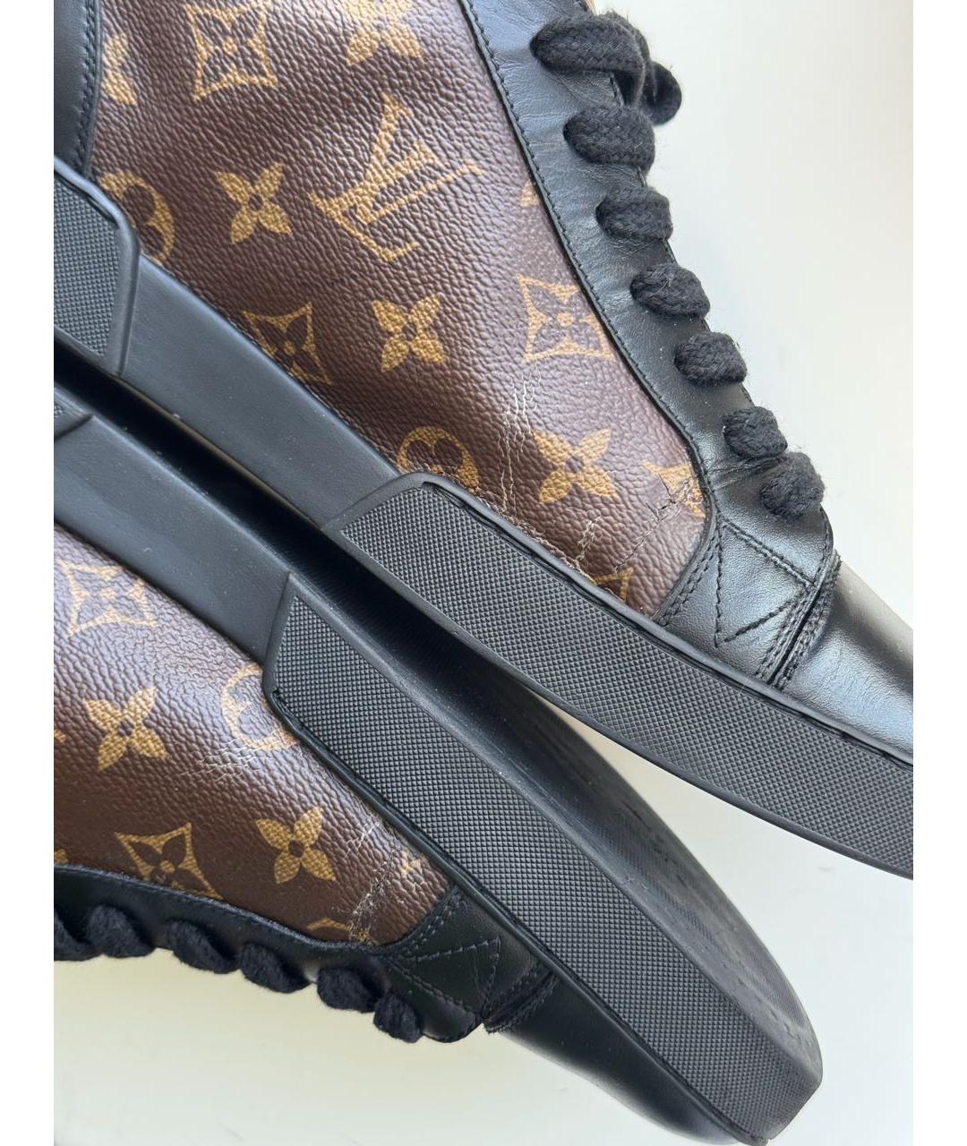 LOUIS VUITTON Коричневые низкие кроссовки / кеды, фото 7