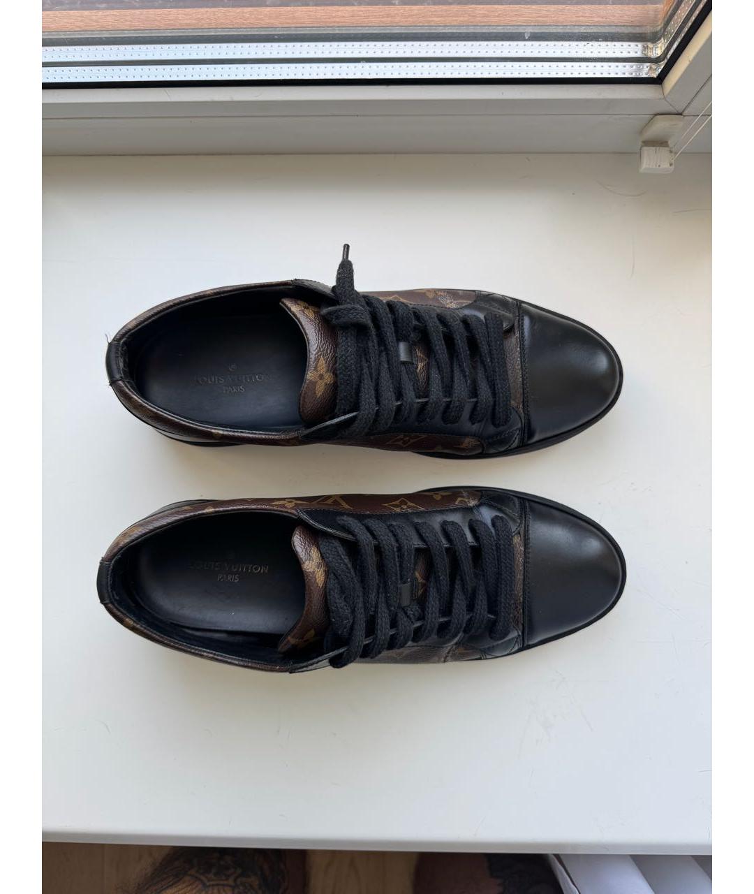 LOUIS VUITTON Коричневые низкие кроссовки / кеды, фото 3