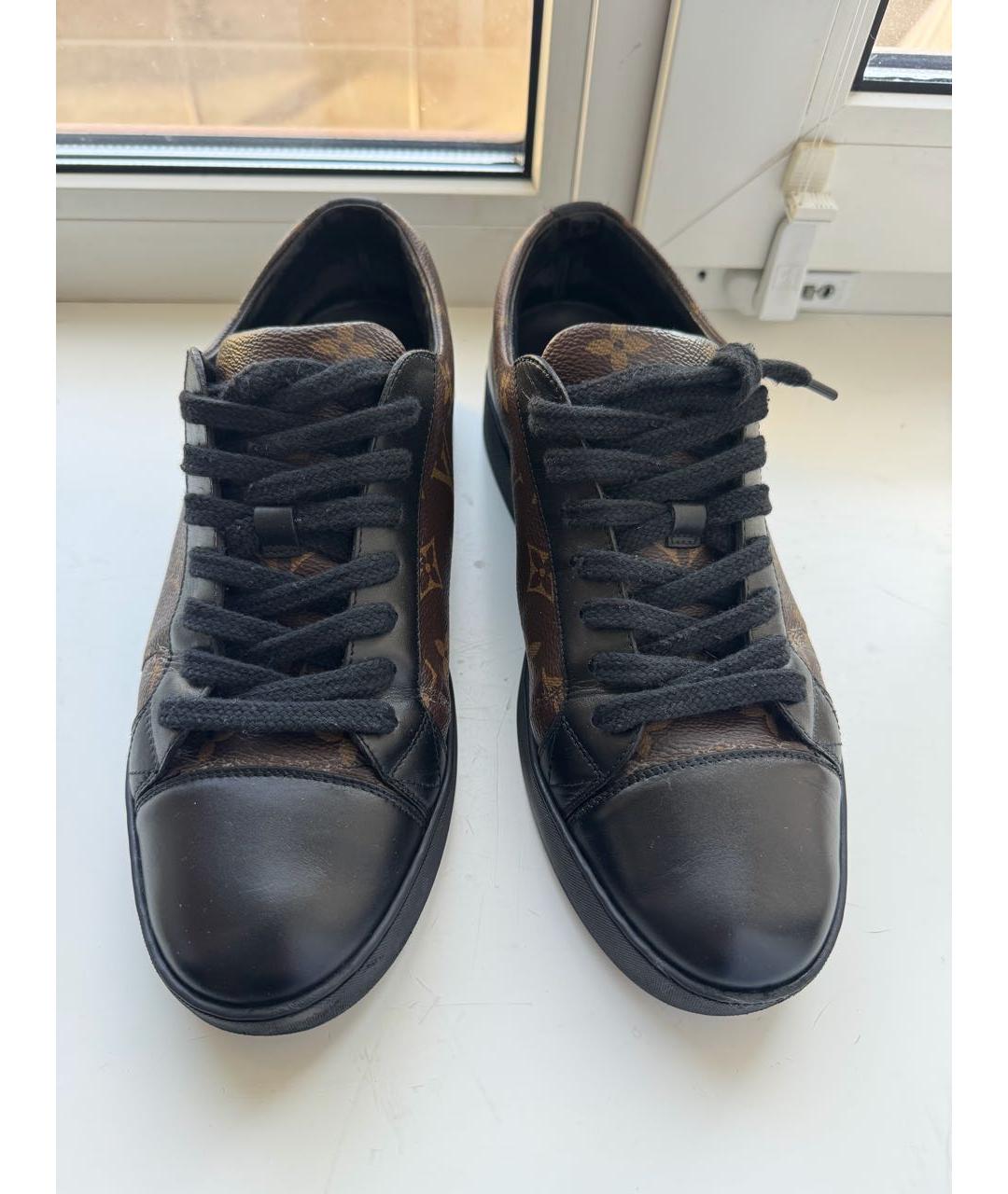 LOUIS VUITTON Коричневые низкие кроссовки / кеды, фото 2