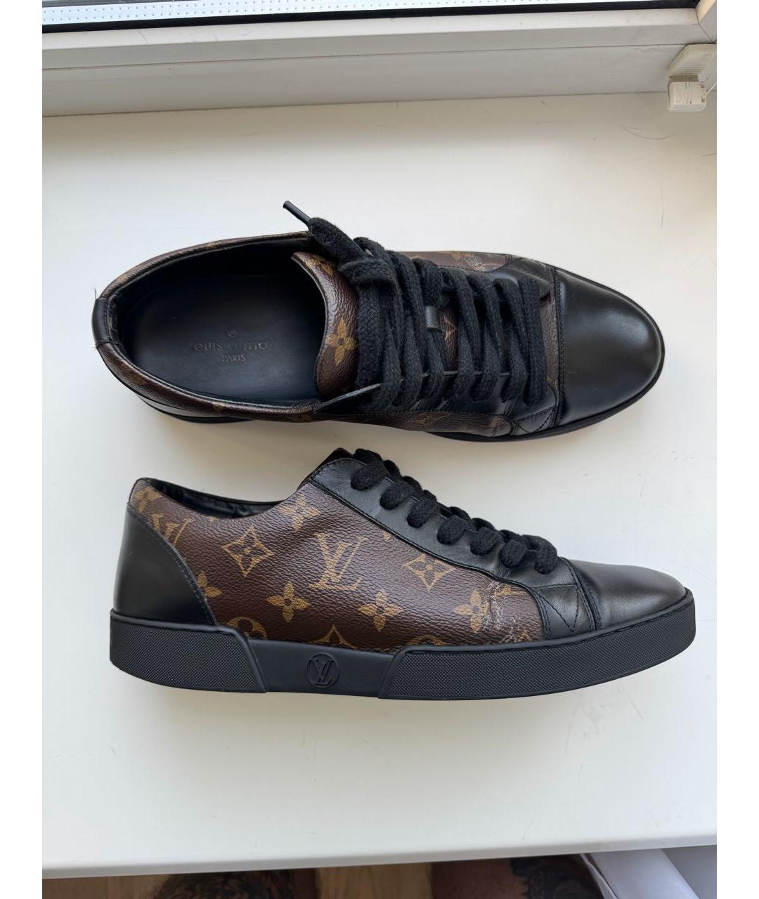 LOUIS VUITTON Коричневые низкие кроссовки / кеды, фото 9