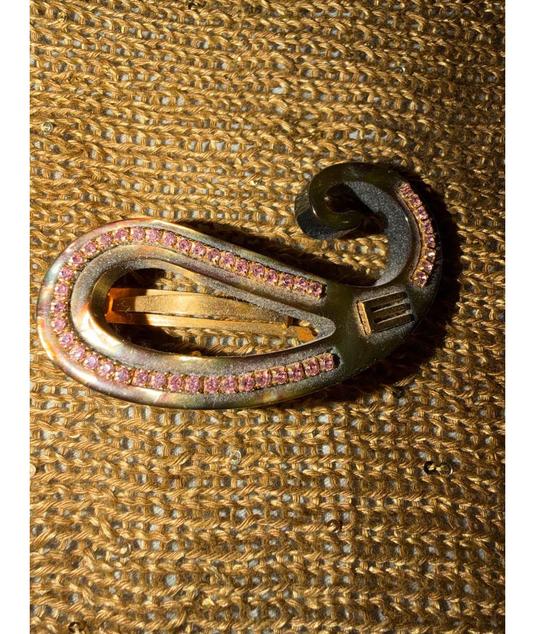 ETRO Золотая заколка, фото 4