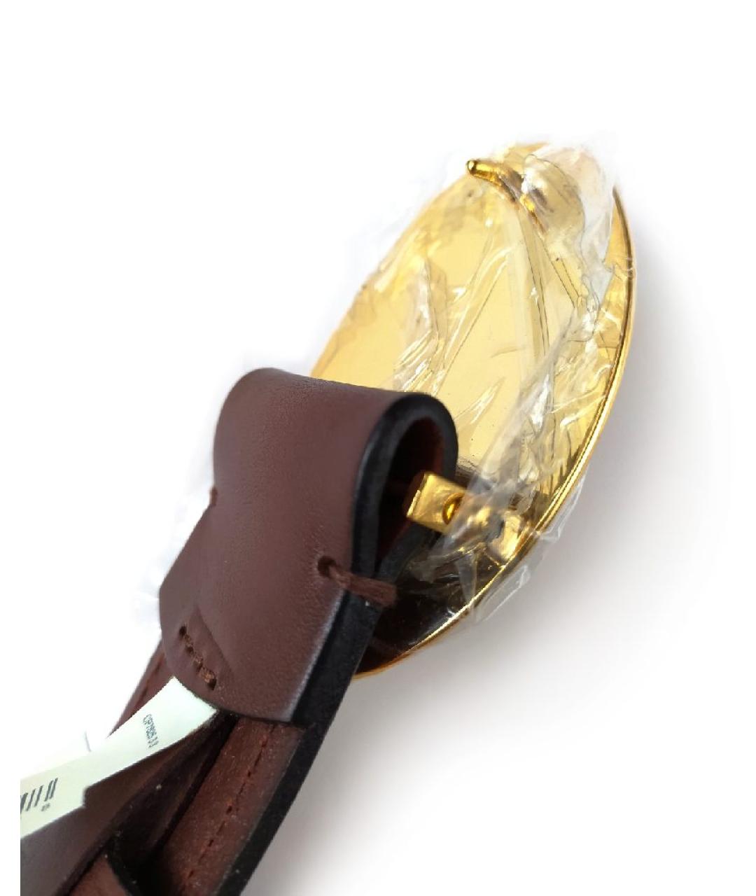 RALPH LAUREN Коричневый кожаный ремень, фото 5