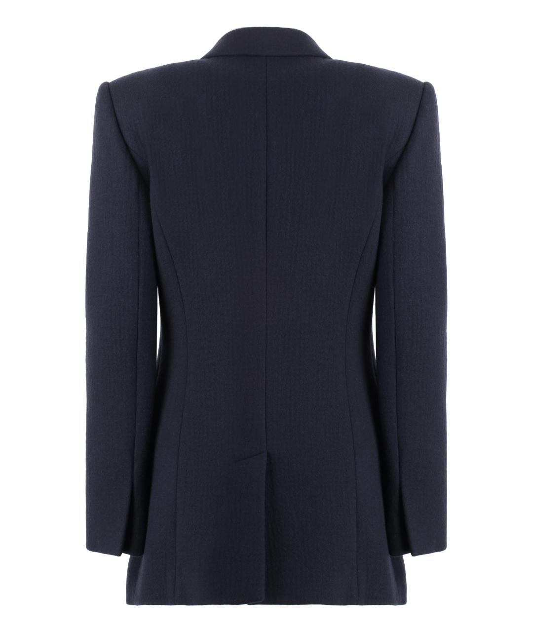 CHLOE Синий шерстяной жакет/пиджак, фото 2