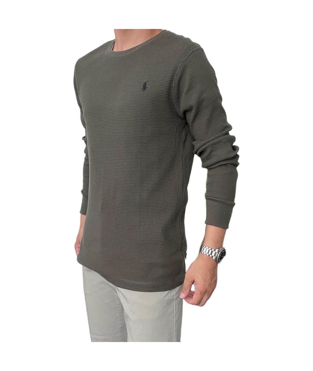 POLO RALPH LAUREN Зеленый джемпер / свитер, фото 3