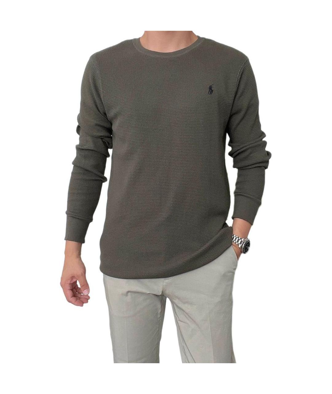 POLO RALPH LAUREN Зеленый джемпер / свитер, фото 5