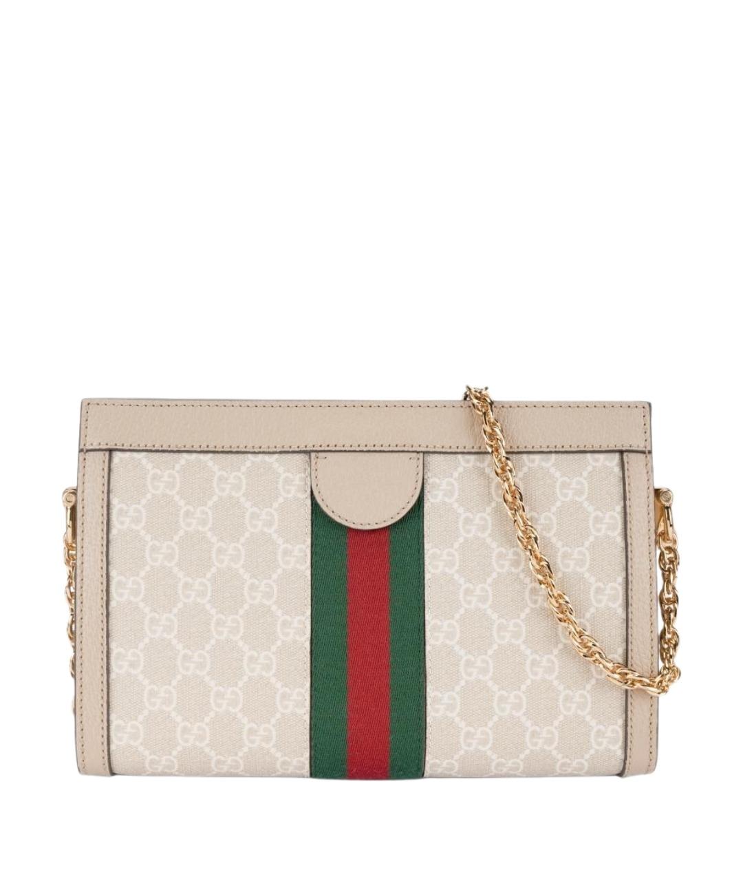 GUCCI Бежевая сумка через плечо, фото 1