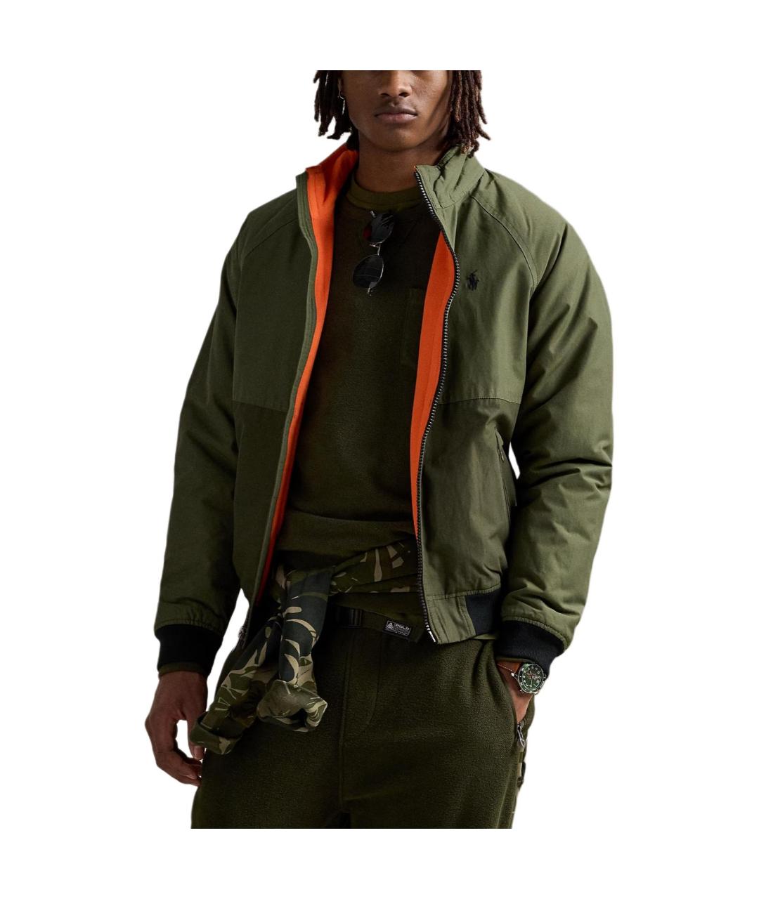 POLO RALPH LAUREN Зеленый пуховик, фото 3