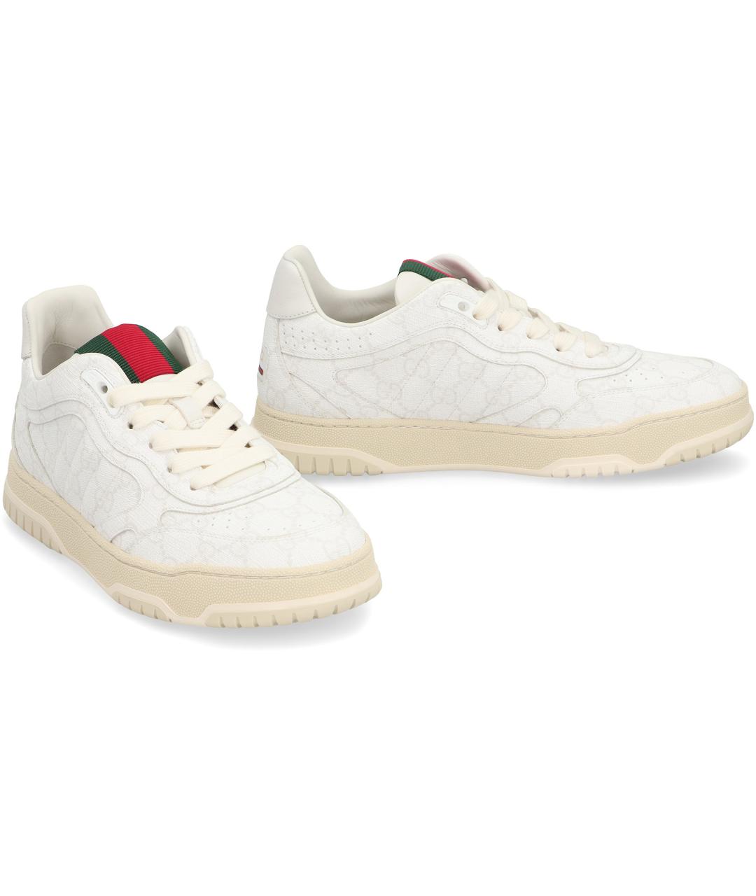 GUCCI Белые синтетические кроссовки, фото 3