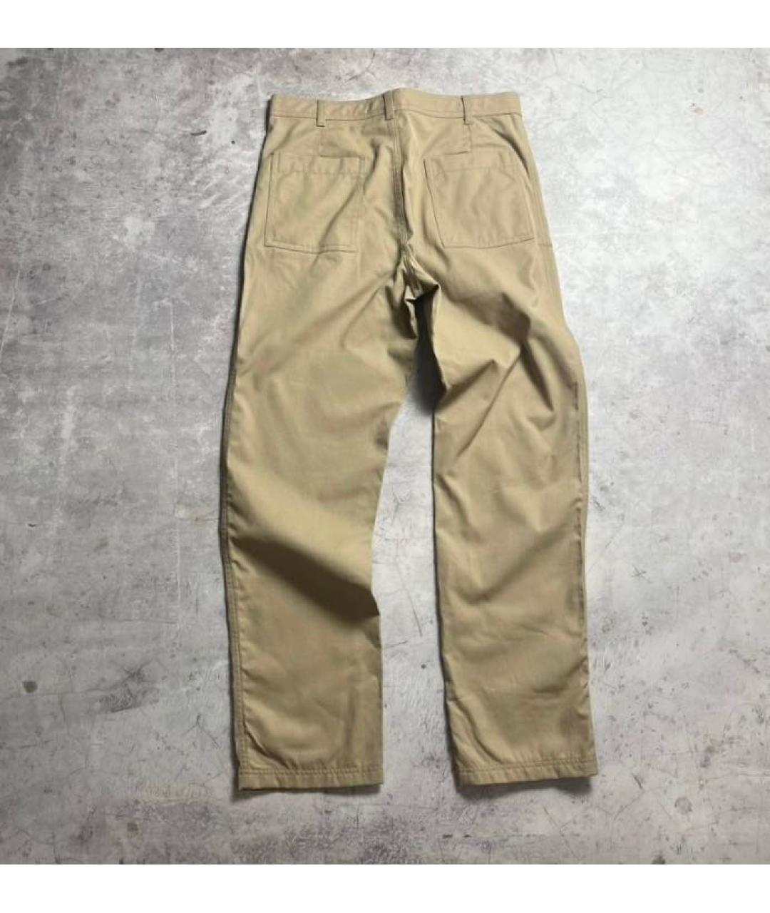 DOLCE&GABBANA Бежевые полиамидовые повседневные брюки, фото 2