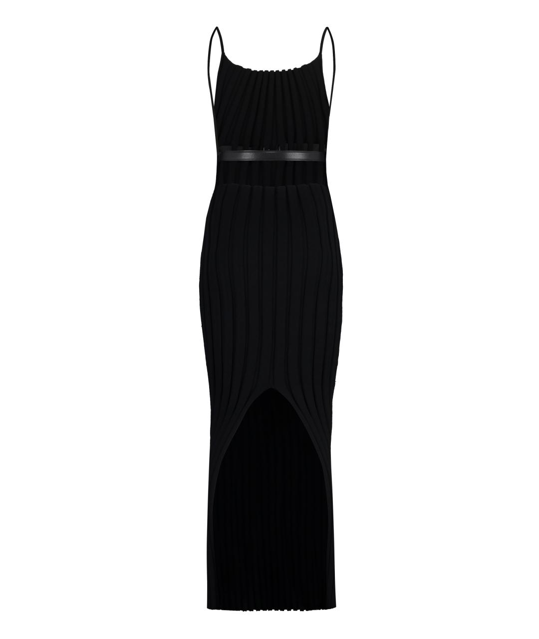 ALEXANDER WANG Черное полиамидовое повседневное платье, фото 2