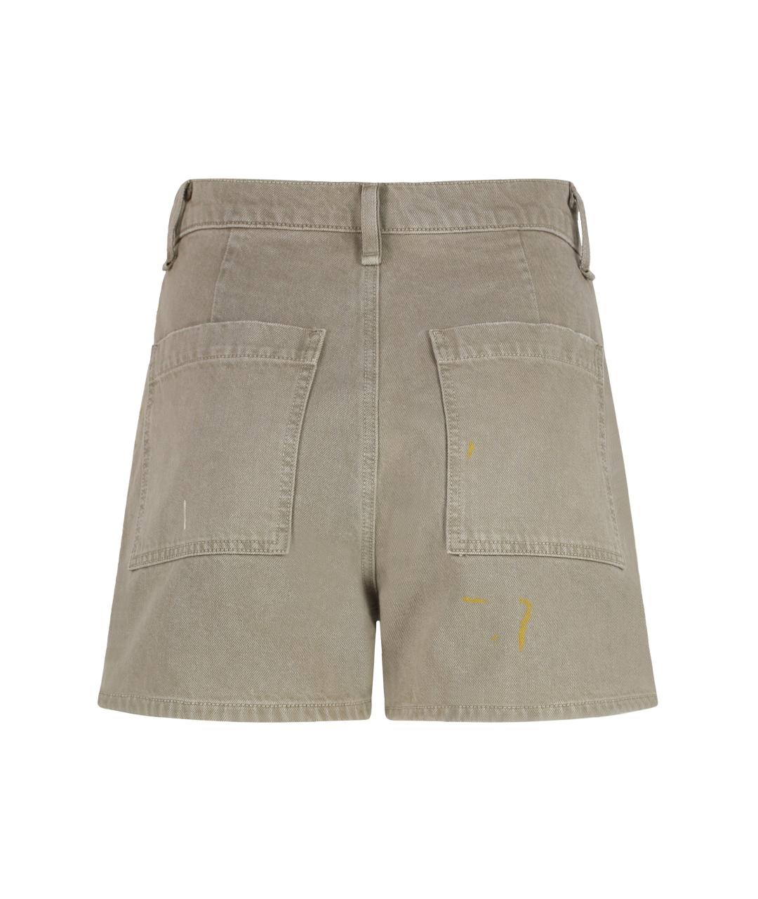 ASKK NY Зеленые хлопковые шорты, фото 2